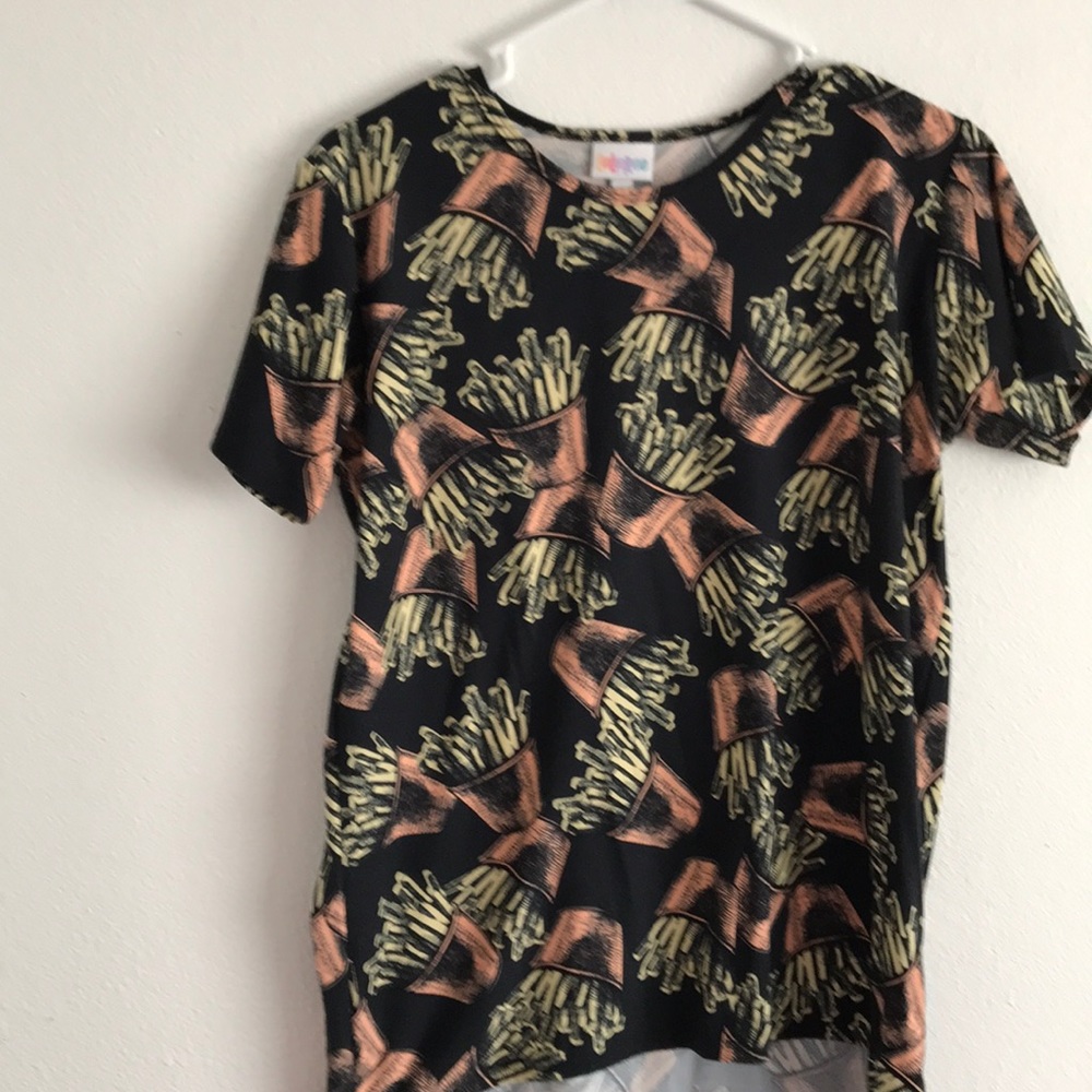 LuLaRoe French fry Gracie size 14 GUC